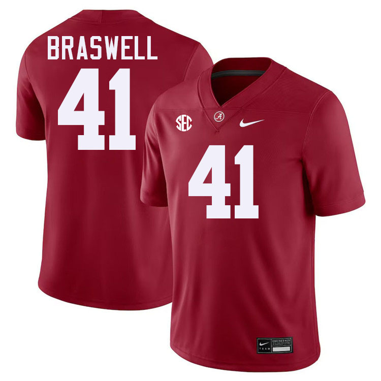 Chris Braswell Alabama Jersey,University Of Alabama Crimson Tide Football Jersey,Uniforms-Crimson